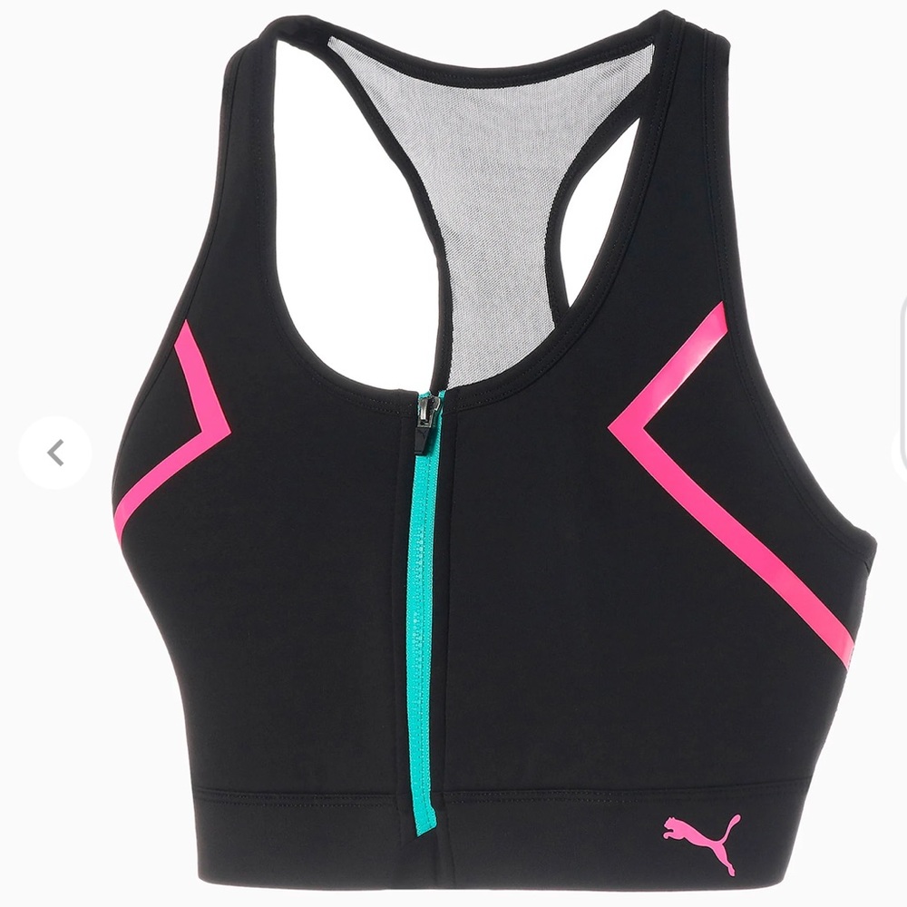 PUMA x BARBELLS FOR BOOBS Zip Front Women's Sports Bra
